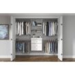 Closet Evolution Essential Plus 60 in. W - 96 in. W White Wood Closet System