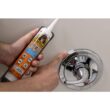 Gorilla 10 Oz. Waterproof Caulk and Seal 100% Silicone Sealant White (12-Pack)