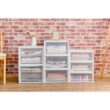 IRIS 15.75 in. x 9 in. White Medium Box Chest Drawer