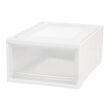IRIS 15.75 in. x 9 in. White Medium Box Chest Drawer
