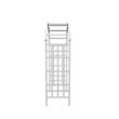 VITA 39"L x 23"W x 81"H Athens Vinyl Arbor, White, VA68111
