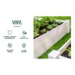 VITA 39"L x 23"W x 81"H Athens Vinyl Arbor, White, VA68111