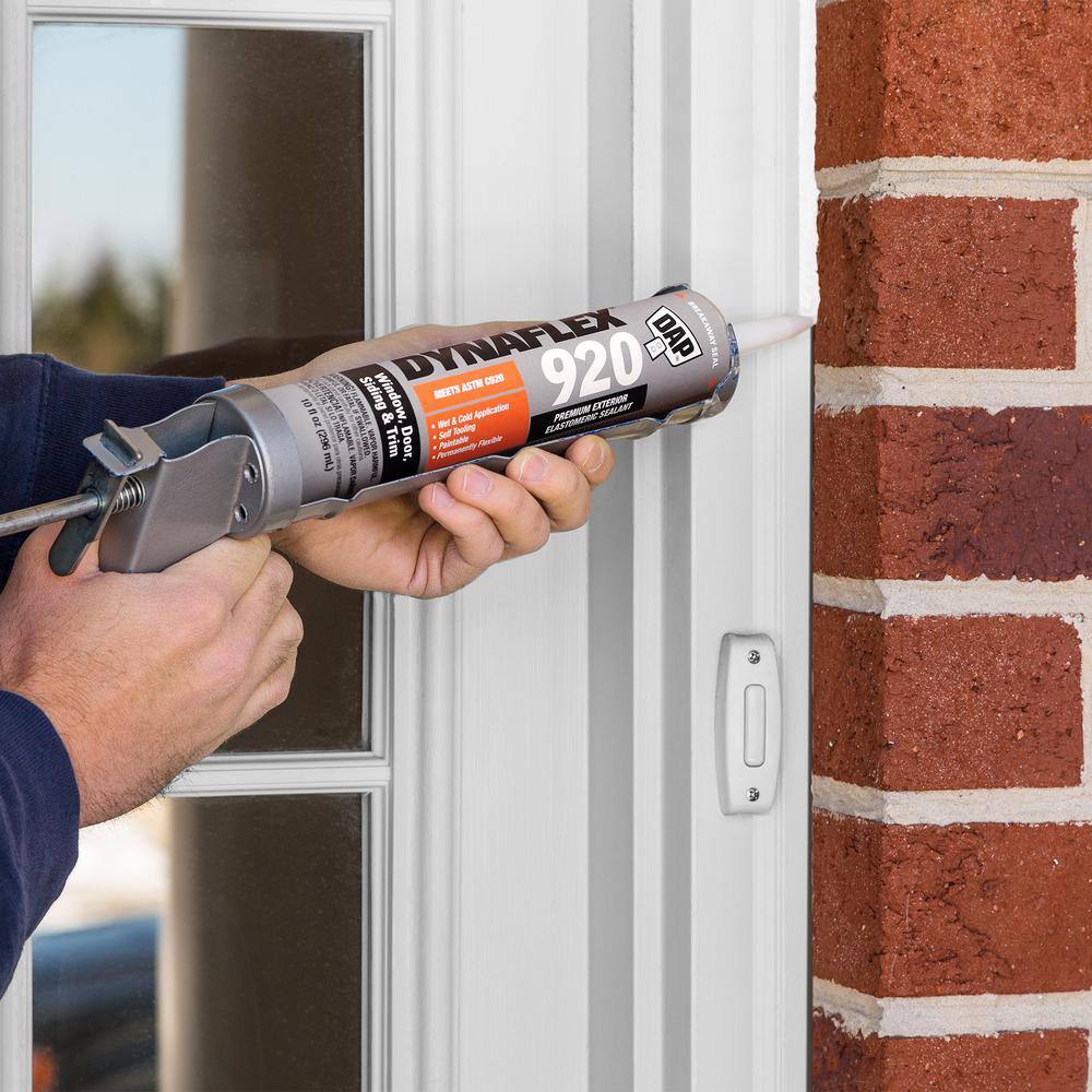 DAP Dynaflex 920 10.1 oz. White WT098 Window, Door and Siding Premium Exterior Sealant (12-Pack) DAP Dynaflex 920 10.1 oz. White WT098 Window, Door and Siding Premium Exterior Sealant (12-Pack) - Image 3