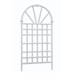 VITA 39"L x 77"H Athens Vinyl Trellis, White, VA68202