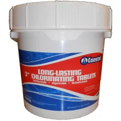Coastal Long-Lasting 3" 25 lb. Chlorinating Tablets