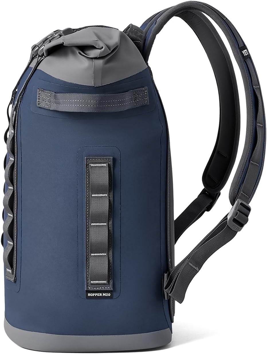 YETI Hopper M20 Series Backpack Soft Sided Coolers with MagShield Access, Navy YETI Hopper M Series Backpack Soft Sided Coolers with MagShield Access