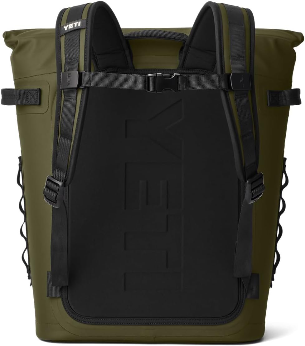 YETI Hopper M20 Series Backpack Soft Sided Coolers with MagShield Access, Olive YETI Hopper M Series Backpack Soft Sided Coolers with MagShield Access
