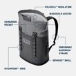 YETI Hopper M12 Series Backpack Soft Sided Coolers with MagShield Access, Navy YETI Hopper M Series Backpack Soft Sided Coolers with MagShield Access