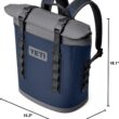 YETI Hopper M12 Series Backpack Soft Sided Coolers with MagShield Access, Navy YETI Hopper M Series Backpack Soft Sided Coolers with MagShield Access