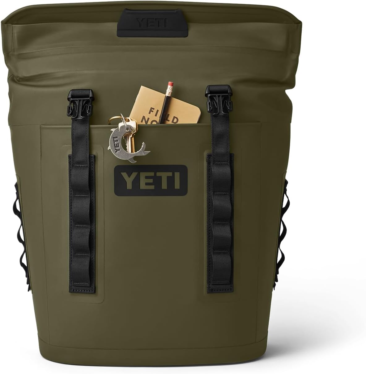 YETI Hopper M12 Series Backpack Soft Sided Coolers with MagShield Access, Olive YETI Hopper M Series Backpack Soft Sided Coolers with MagShield Access