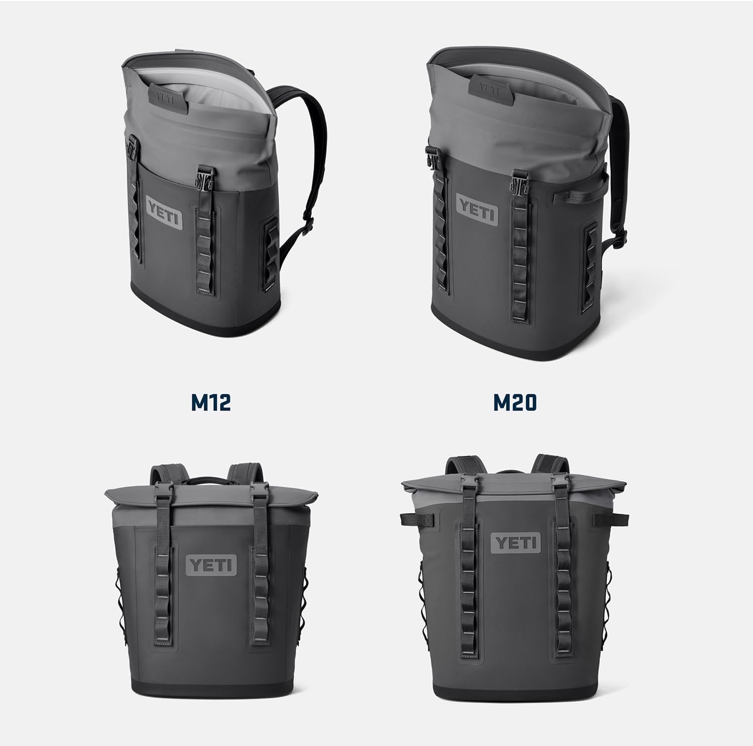 YETI Hopper M12 Series Backpack Soft Sided Coolers with MagShield Access, Olive YETI Hopper M Series Backpack Soft Sided Coolers with MagShield Access