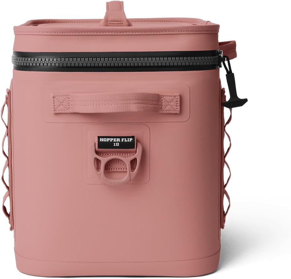YETI Hopper Flip 18 Portable Soft Cooler, Sandstone Pink YETI Hopper Flip 18 Portable Soft Cooler