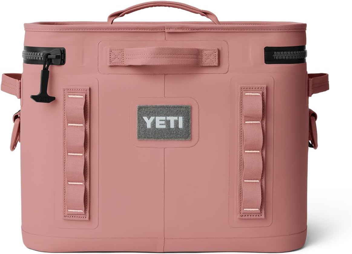 YETI Hopper Flip 18 Portable Soft Cooler, Sandstone Pink YETI Hopper Flip 18 Portable Soft Cooler