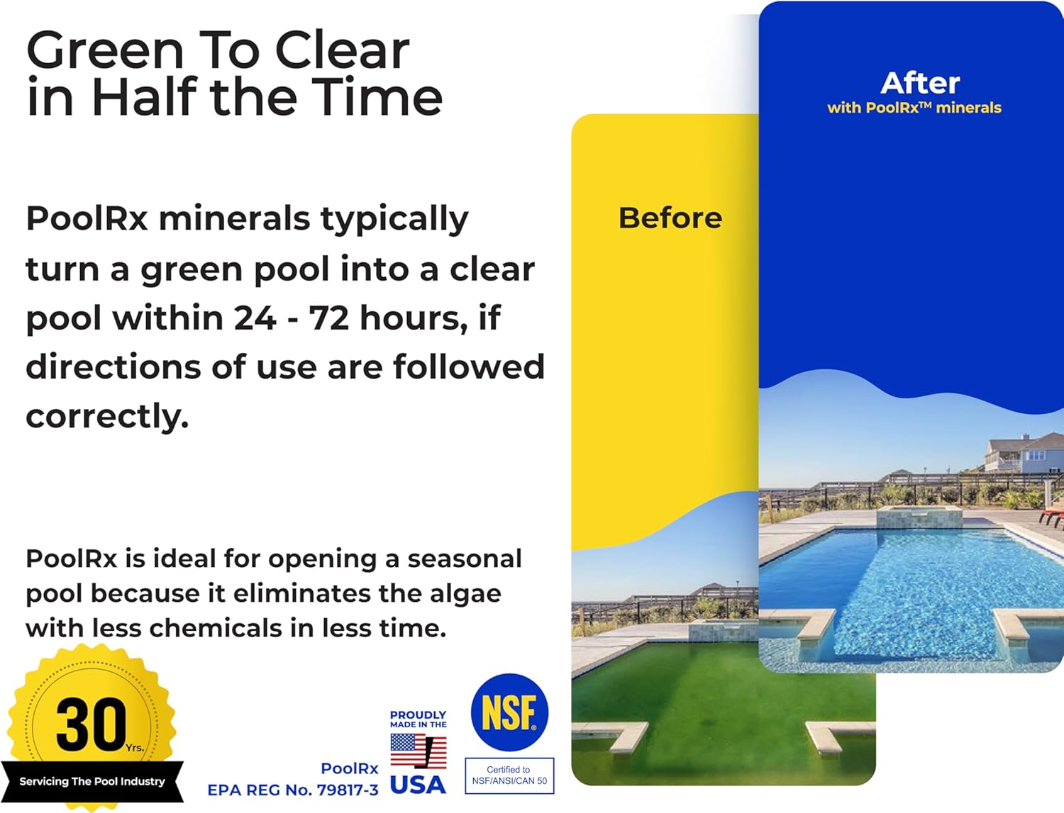 PoolRX+ Pool Unit 7.5k-20k gallons (4-Pack), Blue, (331003) PoolRX+ Pool Unit 7.5k-20k gallons (4-Pack), Blue, (331003)