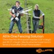 Gallagher Smart Fence 2 | Portable Fence for Containing Animals, Temporary Field Fencing, Quick and Easy Install, Safe and Versatile | 328ft of 4-Strand Electric Fencing