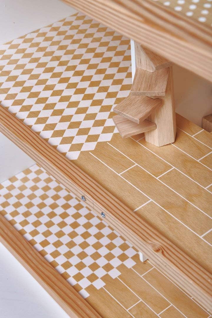 Tender Leaf Toys - Dovetail House - Large Luxury 27.36" Tall 3 Story Doll House with 6 Rooms Tender Leaf Toys - Dovetail House - Large Luxury 27.36" Tall 3 Story Doll House with 6 Rooms - Gender-Neutral Dollhouse - Encourage Creative and Imaginative Fun Play for Children - Age 3+