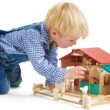 Tender Leaf Toys - Tender Leaf Farm - Realistic Colorful Wooden Farmhouse Toy Set for Creative Pretend Play for Kids 3+