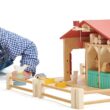 Tender Leaf Toys - Tender Leaf Farm - Realistic Colorful Wooden Farmhouse Toy Set for Creative Pretend Play for Kids 3+