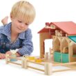 Tender Leaf Toys - Tender Leaf Farm - Realistic Colorful Wooden Farmhouse Toy Set for Creative Pretend Play for Kids 3+