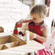 Tender Leaf Toys - Forest Table and Chairs Collections - Adorable Kids Size Art Play Game Table and Chairs - Made with Premium Materials and Craftsmanship for Children 3+ (Forest Table and Chairs)