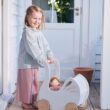 Tender Leaf Toys - Sweet Swan Pram - Wooden Swan Shape Dolls Stroller - Inspired Role-Play Toy for Boys and Girls, Improve Gross Motor Skills and Creativity - Age 18m +