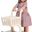 Tender Leaf Toys - Shopping Cart - Wooden Shopping Cart with Extra Storage Tender Leaf Toys - Shopping Cart - Wooden Shopping Cart with Extra Storage - Perfect Role Play Toy, Promotes Creativity and Imagination for Boys and Girls - Age 3+