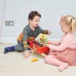 Tender Leaf Toys - Garden Wheelbarrow Set - Deluxe Garden Pretend Play Wooden Toy Set for Gardening Tender Leaf Toys - Garden Wheelbarrow Set - Deluxe Garden Pretend Play Wooden Toy Set for Gardening - Educational, Creative and Imaginative Fun in Garden for Children 3+