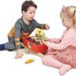 Tender Leaf Toys - Garden Wheelbarrow Set - Deluxe Garden Pretend Play Wooden Toy Set for Gardening Tender Leaf Toys - Garden Wheelbarrow Set - Deluxe Garden Pretend Play Wooden Toy Set for Gardening - Educational, Creative and Imaginative Fun in Garden for Children 3+