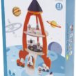 Tender Leaf Toys - Cosmic Rocket Set - 11 Pcs Wooden Rocket and Outer Space Themed Playset for Kids - Develop Imaginative Role Play and Science Interest - Age 3+