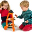 Tender Leaf Toys - Cosmic Rocket Set - 11 Pcs Wooden Rocket and Outer Space Themed Playset for Kids - Develop Imaginative Role Play and Science Interest - Age 3+
