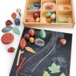 Tender Leaf Toys My Forest Floor - Wooden Open-Ended Tinker Tray Creative Play Box with Removable Compartments - Montessori Toy for Imaginative Play - Age 3+