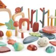 Tender Leaf Toys My Forest Floor - Wooden Open-Ended Tinker Tray Creative Play Box with Removable Compartments - Montessori Toy for Imaginative Play - Age 3+