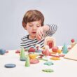 Tender Leaf Toys My Forest Floor - Wooden Open-Ended Tinker Tray Creative Play Box with Removable Compartments - Montessori Toy for Imaginative Play - Age 3+