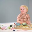 Tender Leaf Toys - My Little Rock Pool - 35 Piece Wooden Sea Life Set with Illustrated Drawstring Bag - Educational Play toy, Improve Fine Motor Skills, Shape Sorting Play for Boys and Girls - Age 3 +