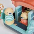 Tender Leaf Toys - Little Otter Canal Boat - 23 Pcs Furnished Wooden Boat Toy Tender Leaf Toys - Little Otter Canal Boat - 23 Pcs Furnished Wooden Boat Toy with Removeable Roof and Animal Figures - Gender-Neutral Open-Ended Play Set for Story Telling - Age 3 +