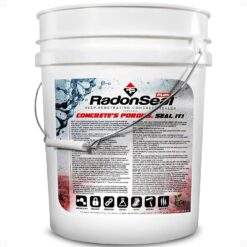 RadonSeal Plus Deep-Penetrating Concrete Sealer, Basement Waterproofing & Radon Mitigation (5-Gallon)