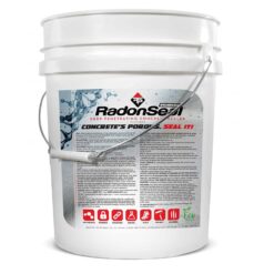 RadonSeal Standard Deep-Penetrating Concrete Sealer - Basement Waterproofing & Radon Mitigation - 5 Gals