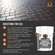 Paver Sealer - 8600 Wet Look (Medium Gloss) - 5 Gallon Covers up to 875-1250 sq ft (2 Coats)| Concrete Sealer Outdoor Paver Sealer - 8600 Wet Look (Medium Gloss) - 5 Gallon Covers up to 875-1250 sq ft (2 Coats)| Concrete Sealer Outdoor - Color Enhancing Acrylic Sealant for Stones, Patios, Pavers, Bricks & Driveways