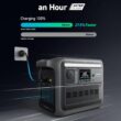 Anker SOLIX C1000 Portable Power Station, 1800W (Peak 2400W) Solar Generator, Full Charge in 58 Min, 1056wh LiFePO4 Battery for Home Backup, Power Outages, and Outdoor Camping (Optional Solar Panel)