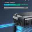 Anker SOLIX C800 Portable Power Station, 1200W (Peak 1600W) Solar Generator, Full Charge in 58 Min, 768Wh LiFePO4 Battery for Outdoor Camping, RVs, Road Trip, and Power Outages (Optional Solar Panel)