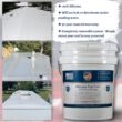 Countryman Coatings 100% Silicone Roof Coating - Restore Your Roof in a Day - Seal Leaks, Cracks, Seams, Penetrations - Adheres to All Surfaces (4.75 Gallon, Light Gray)