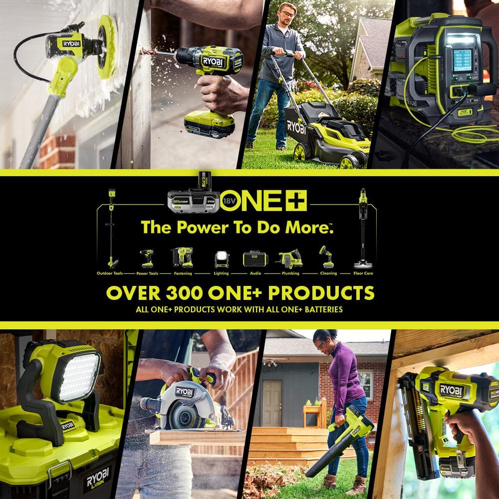 RYOBI ONE+ 8 in. 18V Cordless Cultivator (Tool-Only) P2705BTL RYOBI ONE+ 8 in. 18V Cordless Cultivator (Tool-Only) P2705BTL