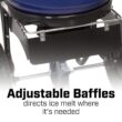 Chapin 82088B 80-Pound Professional Sure Spread Ice Melt and Salt Spreader with Baffles 82088B