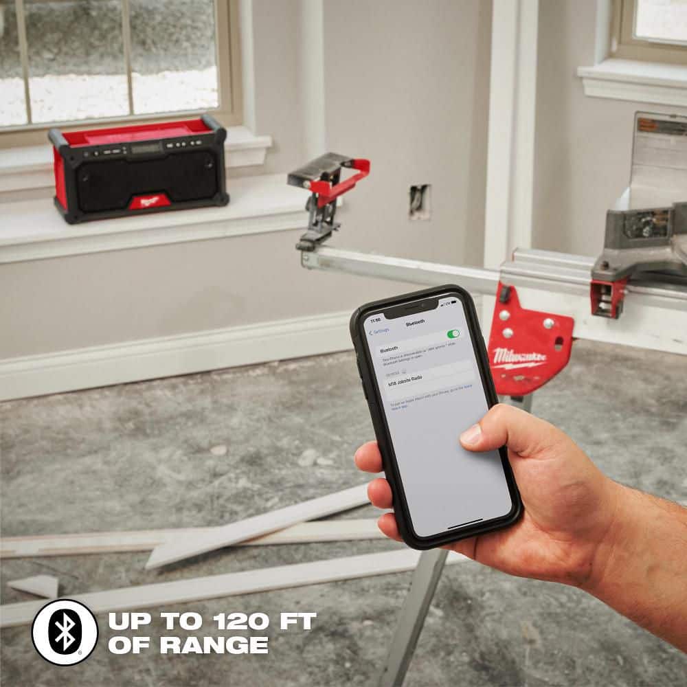 Milwaukee M18 18V Lithium-Ion Cordless Jobsite Radio 2952-20 Milwaukee M18 18V Lithium-Ion Cordless Jobsite Radio 2952-20