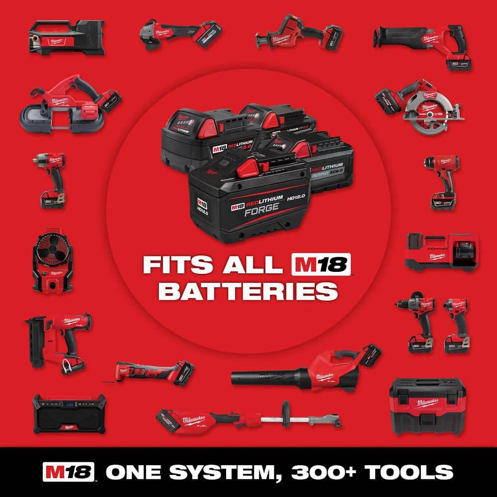 Milwaukee M18 18V Lithium-Ion Cordless Jobsite Radio 2952-20 Milwaukee M18 18V Lithium-Ion Cordless Jobsite Radio 2952-20