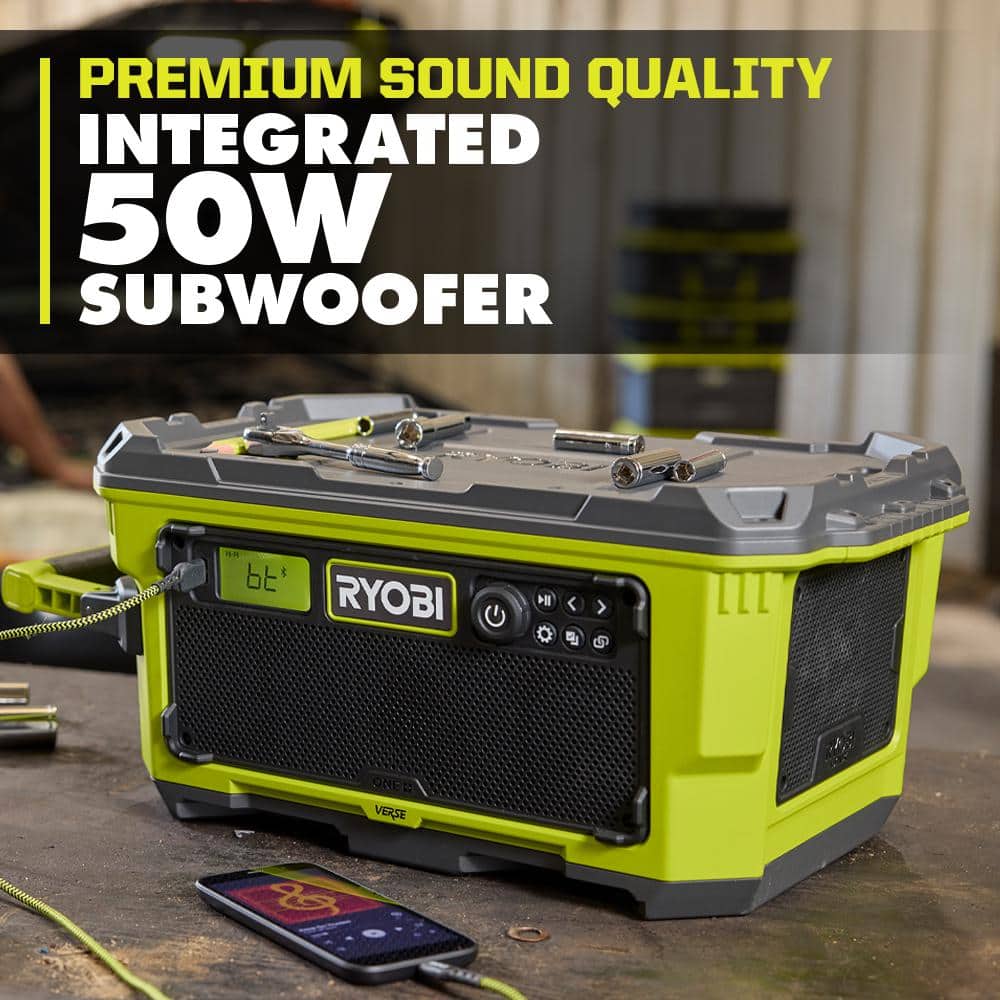 RYOBI ONE+ 18V Hybrid VERSE LINK Stereo (Tool Only) PCL601B RYOBI ONE+ 18V Hybrid VERSE LINK Stereo (Tool Only) PCL601B