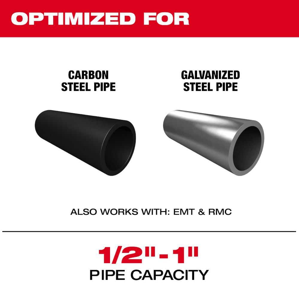 Milwaukee M18 FUEL 18V Lithium-Ion Brushless Cordless 1/2 in.-1 in. Steel Pipe Cutter 3469-20 Milwaukee M18 FUEL 18V Lithium-Ion Brushless Cordless 1/2 in.-1 in. Steel Pipe Cutter 3469-20