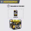 Champion Power Equipment 1500/1200-Watt Recoil Start Gasoline Powered RV Ready Portable Generator with CO Shield 201285