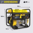 Champion Power Equipment 1500/1200-Watt Recoil Start Gasoline Powered RV Ready Portable Generator with CO Shield 201285