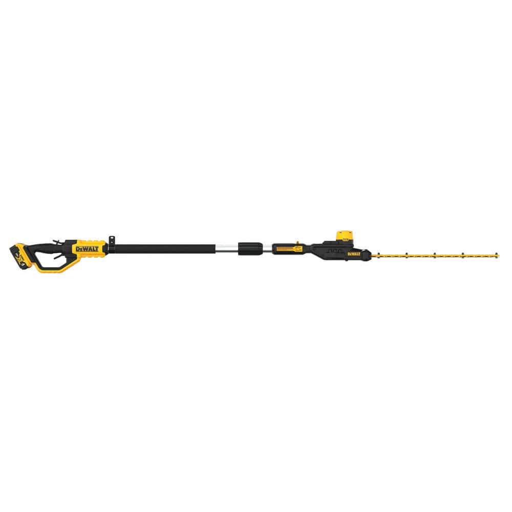 DEWALT 20V MAX 22 in. Cordless Battery Powered Pole Hedge Trimmer Kit with (1) 4 Ah Battery & Charger DCPH820M1